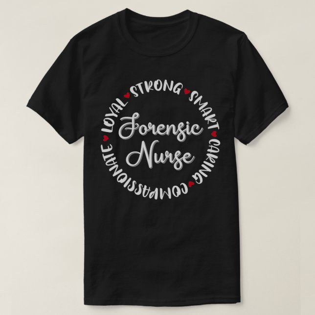 Camiseta Enfermera forense Regalos Enfermeras Enfermería Gr (Diseño del anverso)