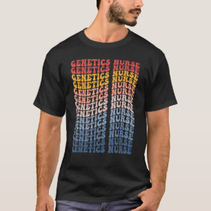Camiseta Enfermera genética retro divertida