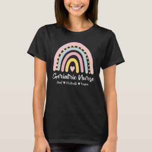 Camiseta Enfermera Geriátrica Sana Motiva Inspira Boho Arco