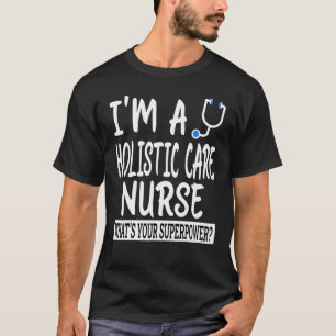 Camiseta Enfermera Holística Practicante Escuela de Enferme