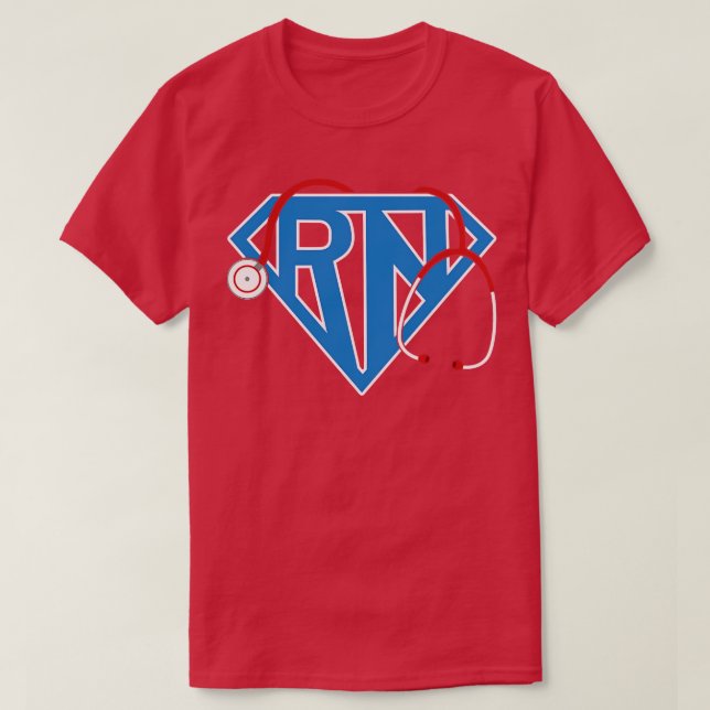 Camiseta Enfermera inscrita RN Tshirt 2 (Diseño del anverso)