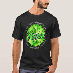 Camiseta Enfermera irlandesa Lucky Enfermera St Patrick S D