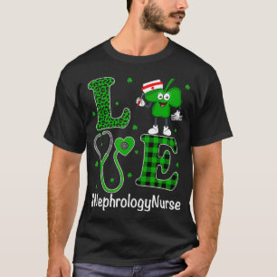 Camiseta Enfermera irlandesa St Patricks Day Love Nephrolog