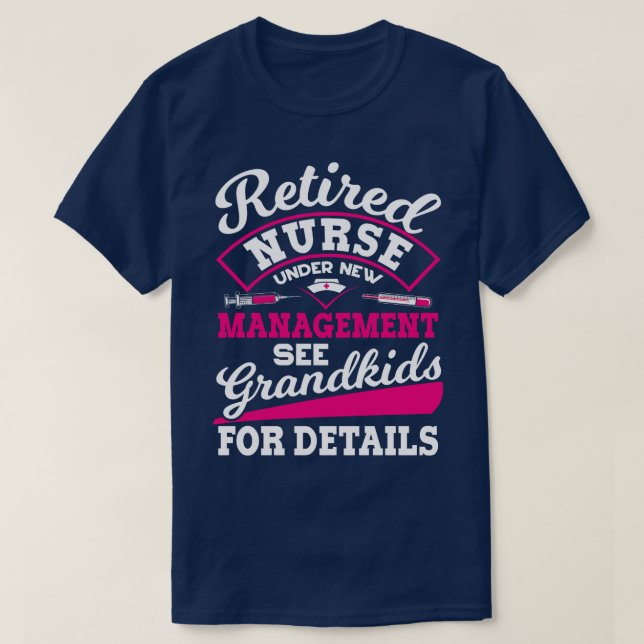 Camiseta Enfermera jubilada (Diseño del anverso)