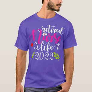 Camiseta Enfermera jubilada 2022 Regalo de retiro de Enferm