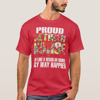 Camiseta Enfermera jubilada orgullosa, igual que enfermera 
