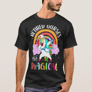 Camiseta Enfermera jubilada Rn Enfermería Magia Unicornio A