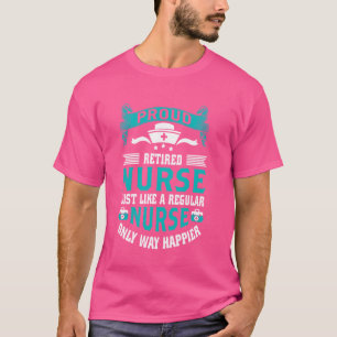 Camiseta Enfermera jubilada y orgullosa jubilación de Enfer