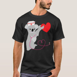 Camiseta Enfermera Koala Oso Eucalipto Australia Doctor Nur