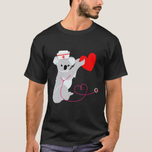 Camiseta Enfermera Koala Oso Eucalipto Australia Doctor Nur