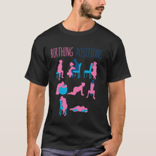 Camiseta Enfermera L&D Doula Posición de parto Obstetricia
