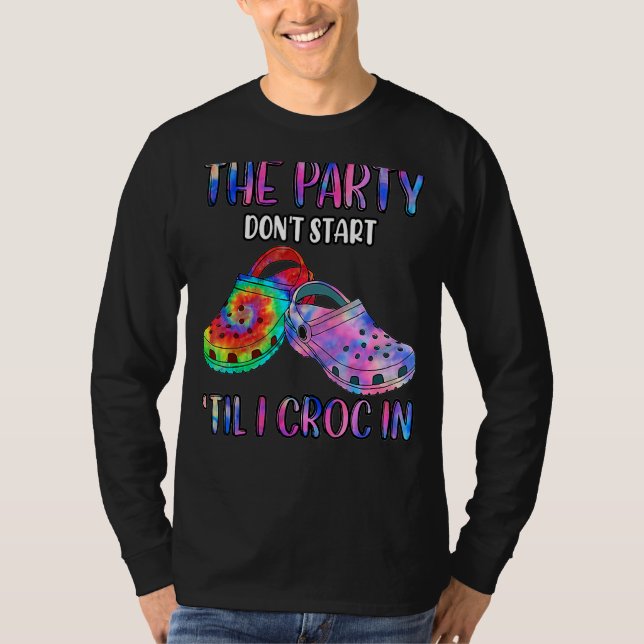 Camiseta Enfermera La P Y Don t St Til I Croc In Health Car (Anverso)
