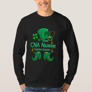 Camiseta Enfermera Leprechaun St Patricks Day Shamrock Iris