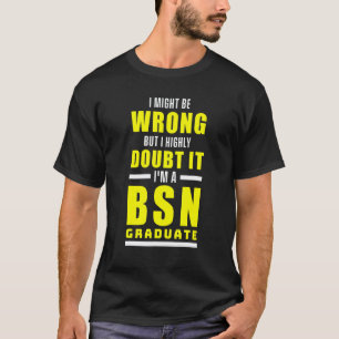 Camiseta Enfermera Licenciada Estudiante Graduada Enfermerí
