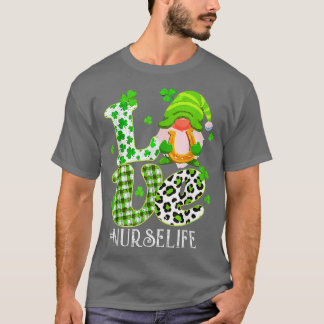 Camiseta Enfermera Life St Patrick's Day Lucky Nurse Shamro