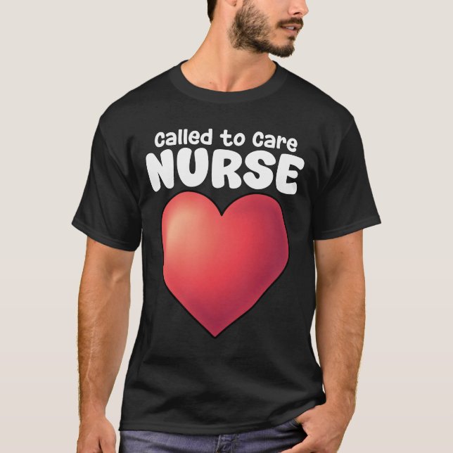CAMISETA ENFERMERA - LLAMADA A CUIDAR (Anverso)