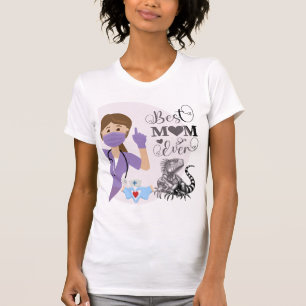 Camiseta Enfermera Madre de Reptiles – Enfermera Divertida 