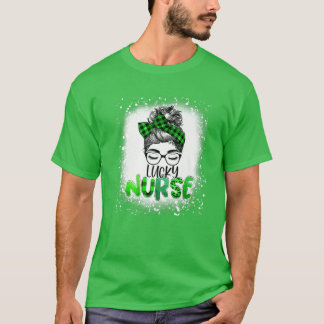 Camiseta Enfermera maleducada y afortunada de San Patricio