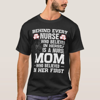 Camiseta Enfermera Mamá Madre Mujeres Funny Enfermería RN L