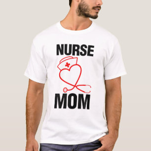 Camiseta Enfermera Mamá Tee S Médica De Enfermería Cute Tee
