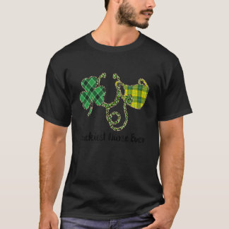 Camiseta Enfermera más afortunada que nunca St Patrick S Da