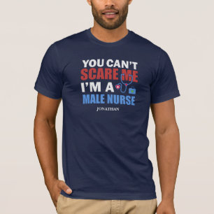 Camiseta Enfermera masculina personalizada divertida
