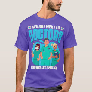 Camiseta Enfermera Médica RN Nursi De Net To Médica Critica