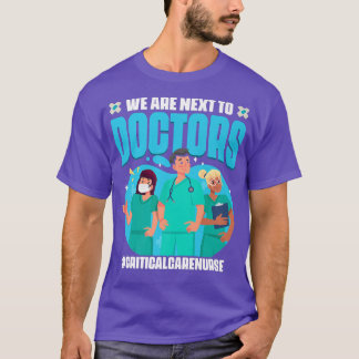 Camiseta Enfermera Médica RN Nursi De Net To Médica Critica