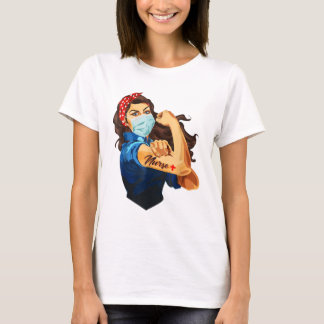 Camiseta Enfermera mujer fuerte regalo 2020