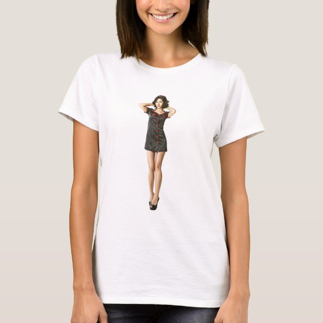 Camiseta Enfermera negra (Anverso)