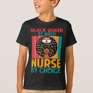 Camiseta Enfermera Negra Sofisticada Y Hermosa Melanina Suy