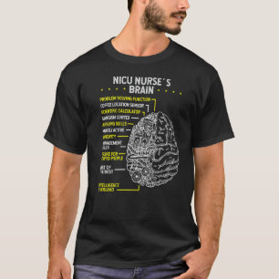 Camiseta Enfermera neonatal Cerebro Nicu Enfermera Prematur
