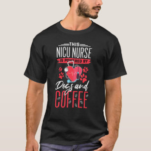 Camiseta Enfermera Nicu Perro Café Enfermera de Cuidados In