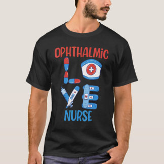 Camiseta Enfermera Oftálmica Ama Diseño de Enfermería