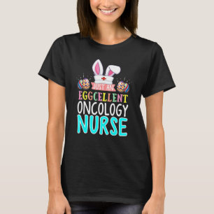 Camiseta Enfermera oncológica de lujo de pascua de parranda
