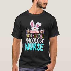 Camiseta Enfermera oncológica de lujo de pascua de parranda