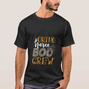Camiseta Enfermera ortodoxa femenina Boo Crew Spooky Hallow