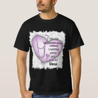 Camiseta Enfermera Ortopédica del Corazón Púrpura