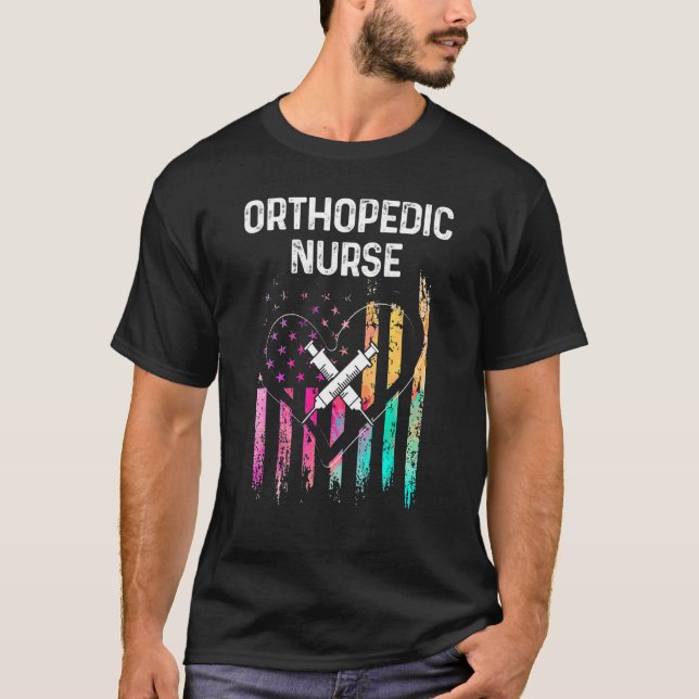 Camiseta Enfermera ortopédica Enfermería ortostática Rn 3 (Anverso)