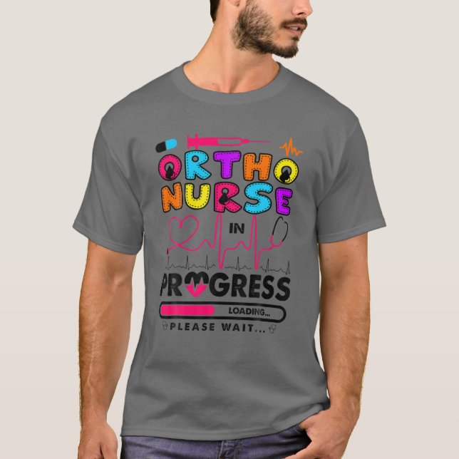 Camiseta Enfermera ortostática en curso Enfermería de regal (Anverso)