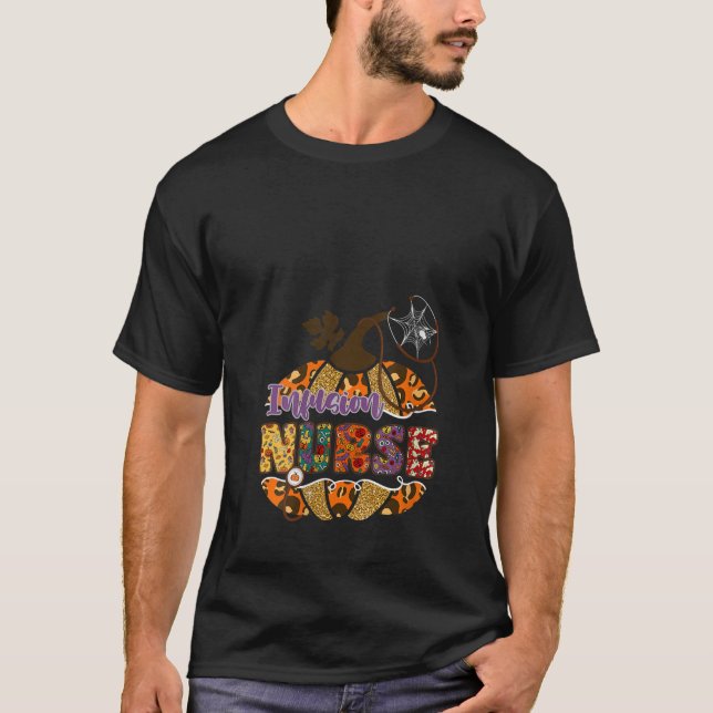 Camiseta Enfermera para perfusión Estetioscopio Enfermería  (Anverso)