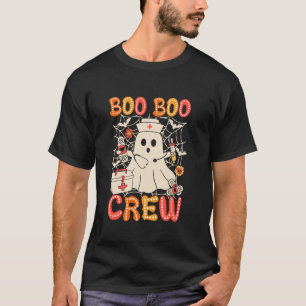 Camiseta Enfermera paramédica de Boo Boo Crew Ghost Hallowe