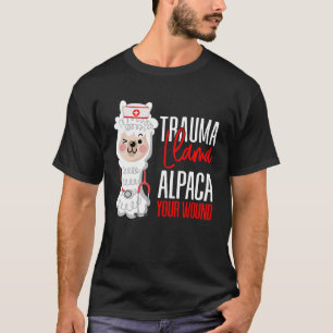 Camiseta Enfermera paramédica de montaña Alpaca tu trauma d