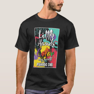 Camiseta Enfermera Pediatra Manos Pequeñas Color Mío