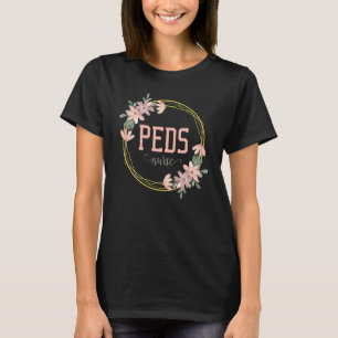 Camiseta Enfermera Pediatra Pro Flor de Enfermería