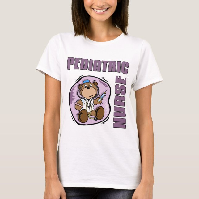 Camiseta Enfermera pediátrica (Anverso)