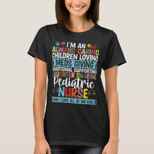 Camiseta Enfermera pediátrica Accesorios Enfermero pediátri