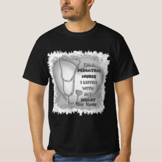 Camiseta Enfermera pediátrica de Gray Heart