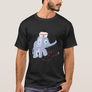 Camiseta Enfermera pediátrica en el hospital para bebés ele