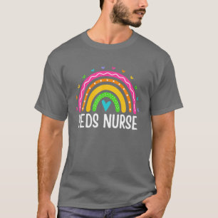 Camiseta Enfermera pediátrica Enfermería Arcoiris RN PEDS E